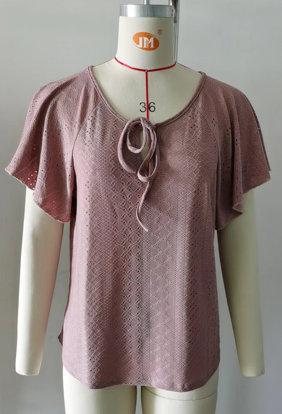 Unique Women's Solid Color Sleeve Loose Tops