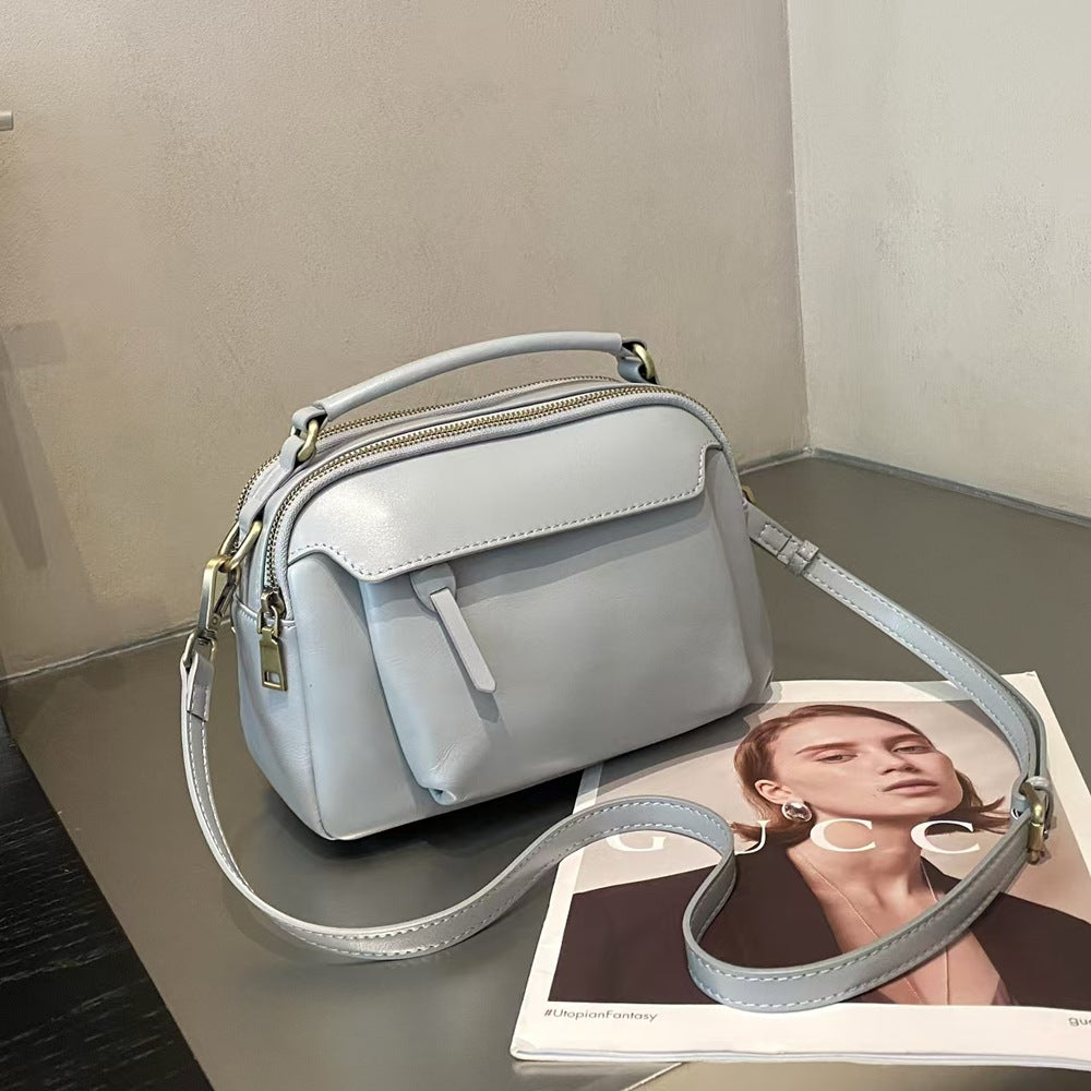 Women's Genuine Leather Fashion High Sense Cell Crossbody Bags