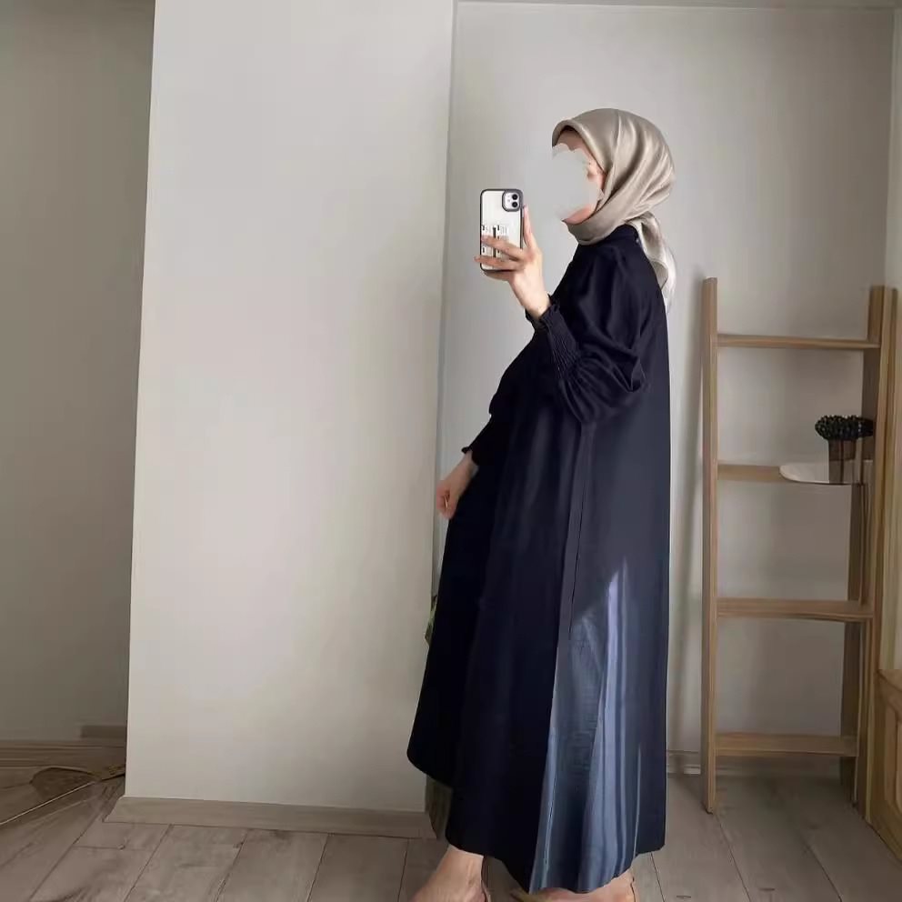 Women's Style Commuting Elegant Simple Turn-down Collar Dresses