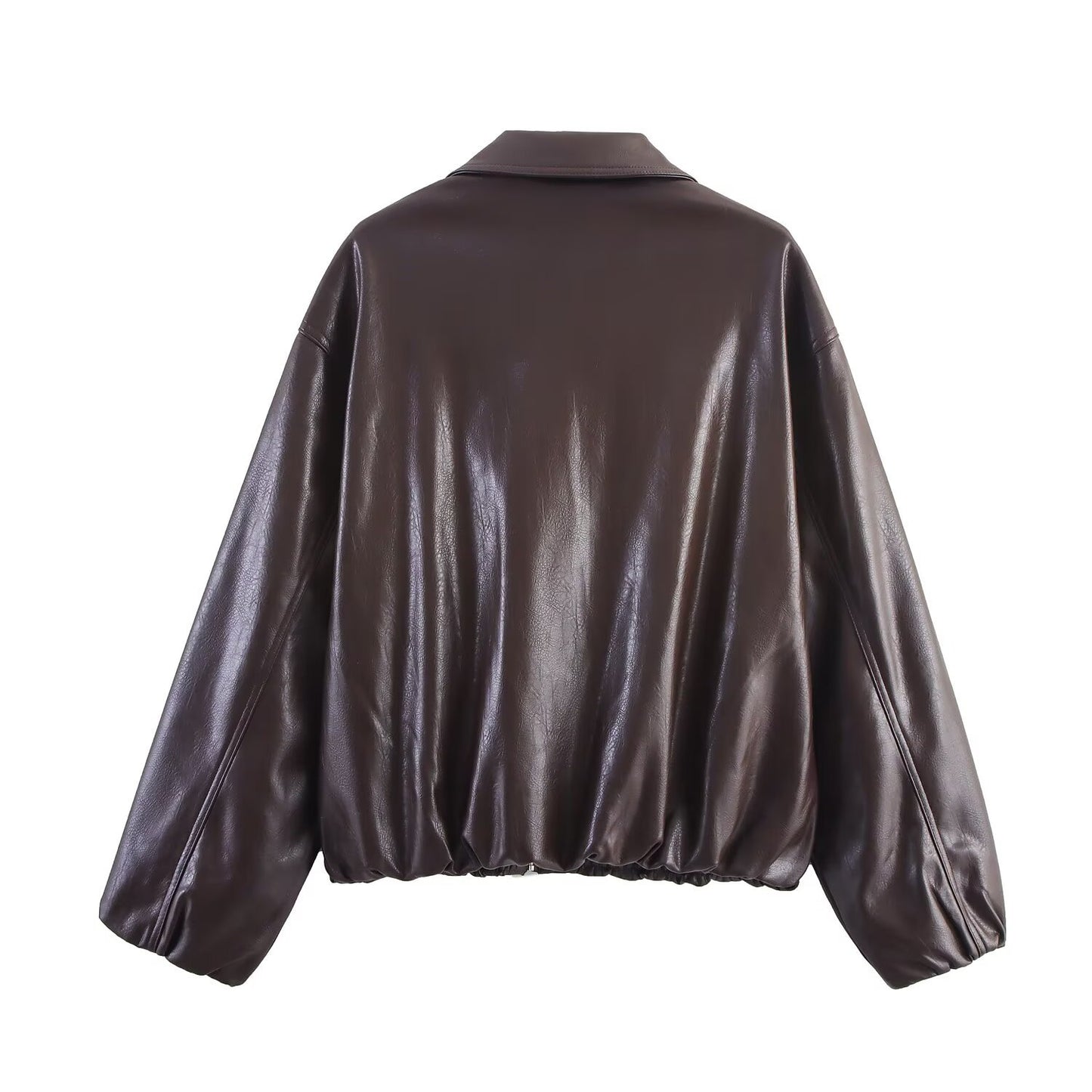 Women's Fashion Casual Faux Leather Pilot Jackets