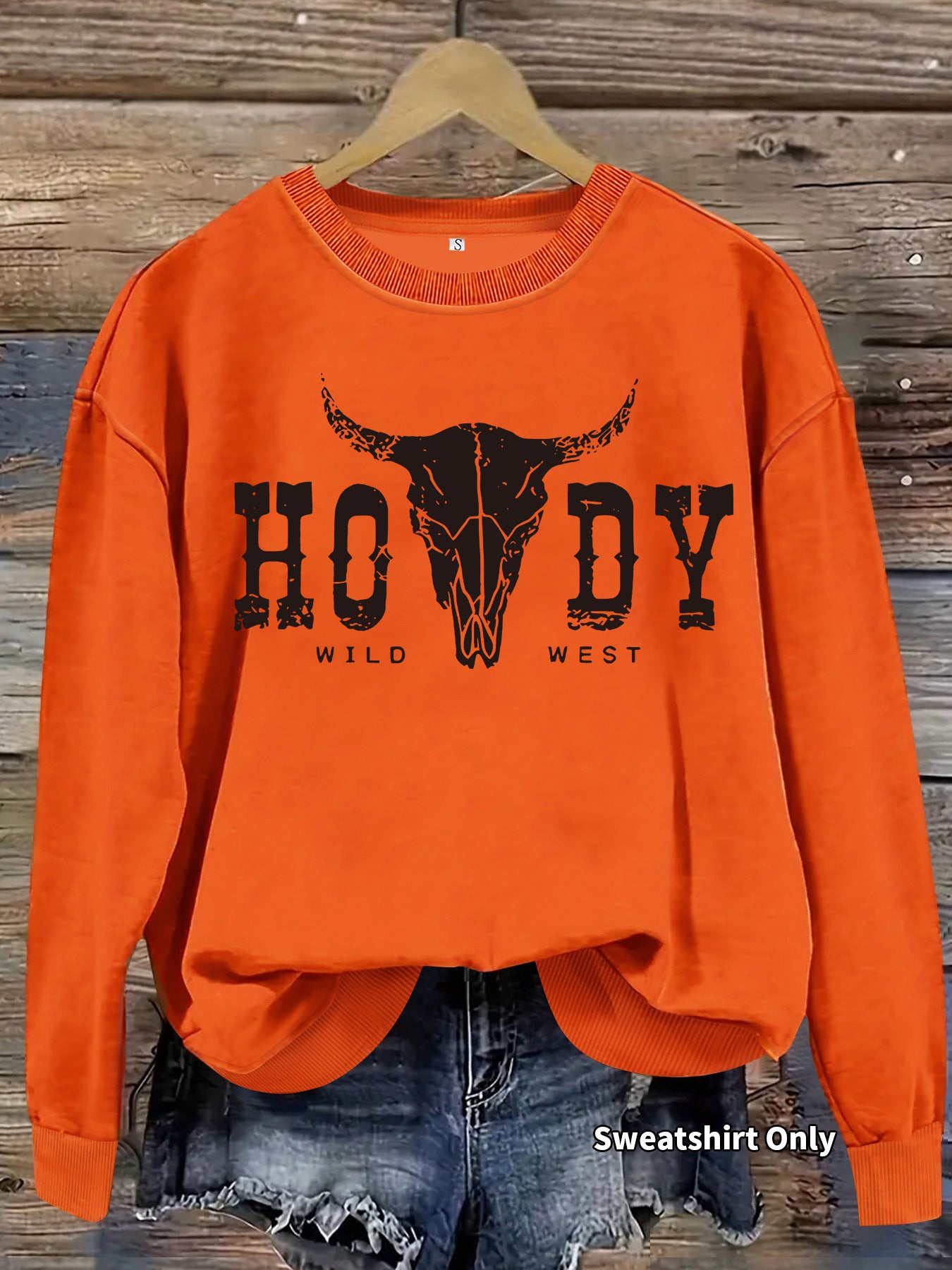 Women's Loose Casual Nomadic Cattle Printed Wear Sweaters