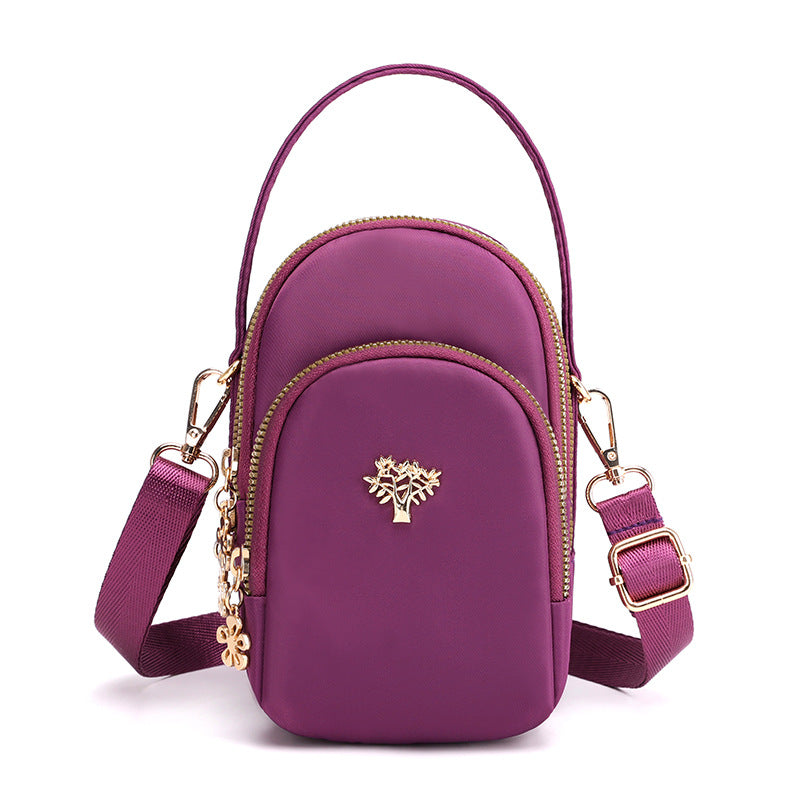 Women's Mobile Mini Canvas Clutch Portable Phone Bags