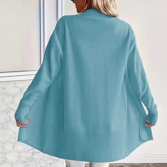 Women's Large Casual Simple Elegant Shawl With Knitwear