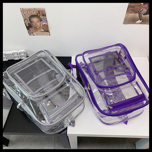 New Comfortable Glamorous Big Transparent Waterproof Backpacks