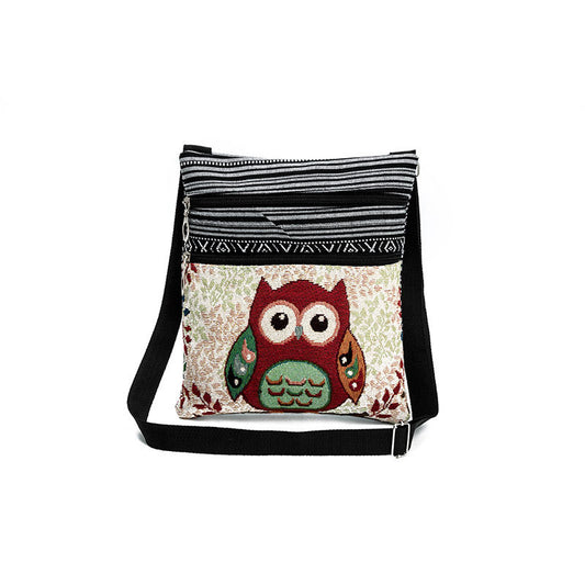 Women's Attractions Ethnic Characteristics Cloth Creative Style Cute Crossbody Bags