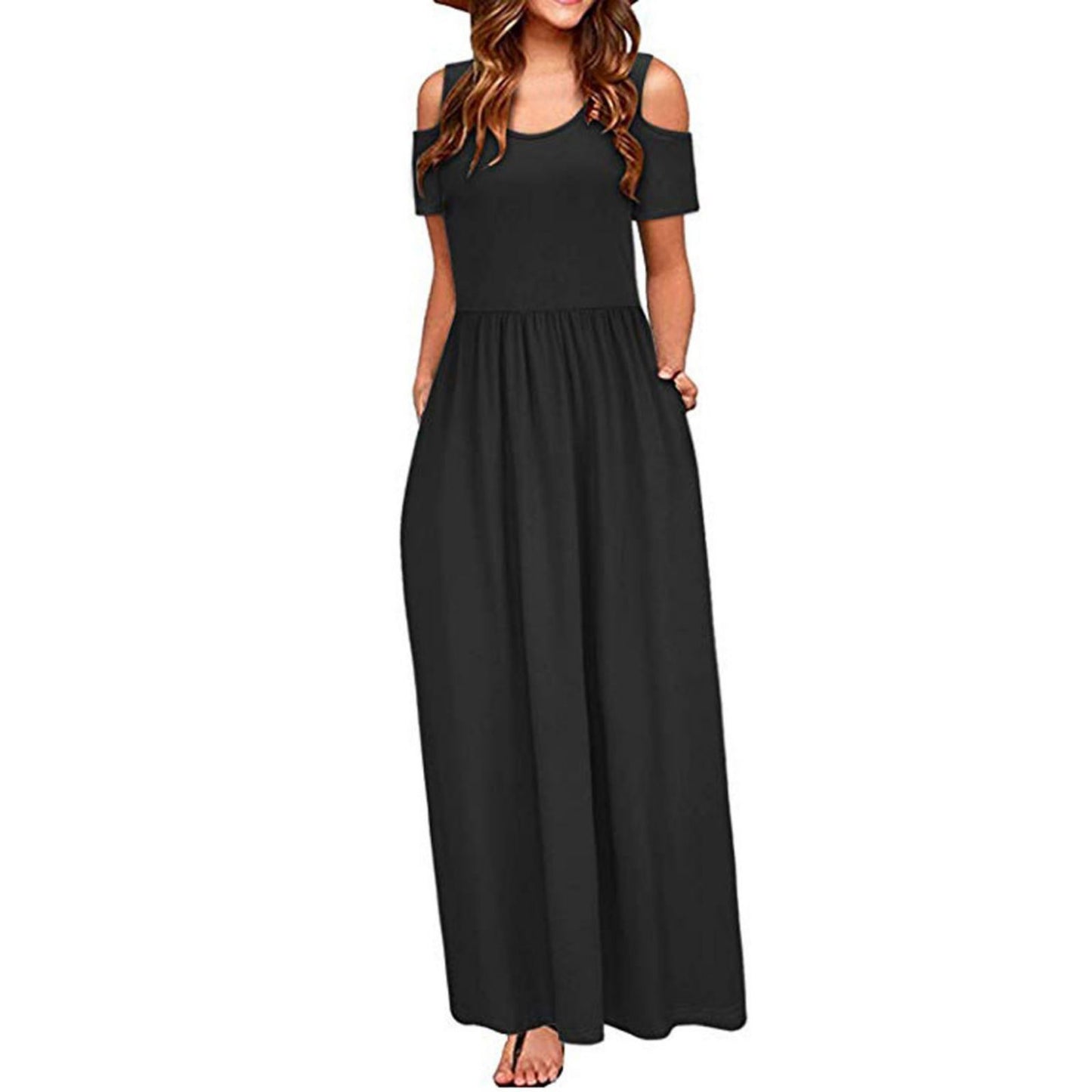 Women's Round Neck Fashion Casual Sleeve Shorts