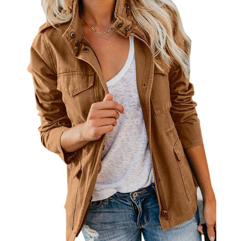 Slim Fit Fashion Fashionmonger Solid Color Jackets