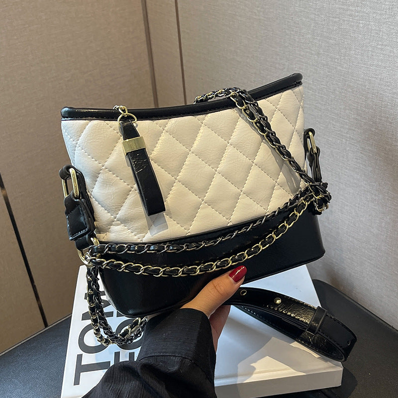 Women's Popular Chain Fashion Diamond Quilted Stray Shoulder Bags