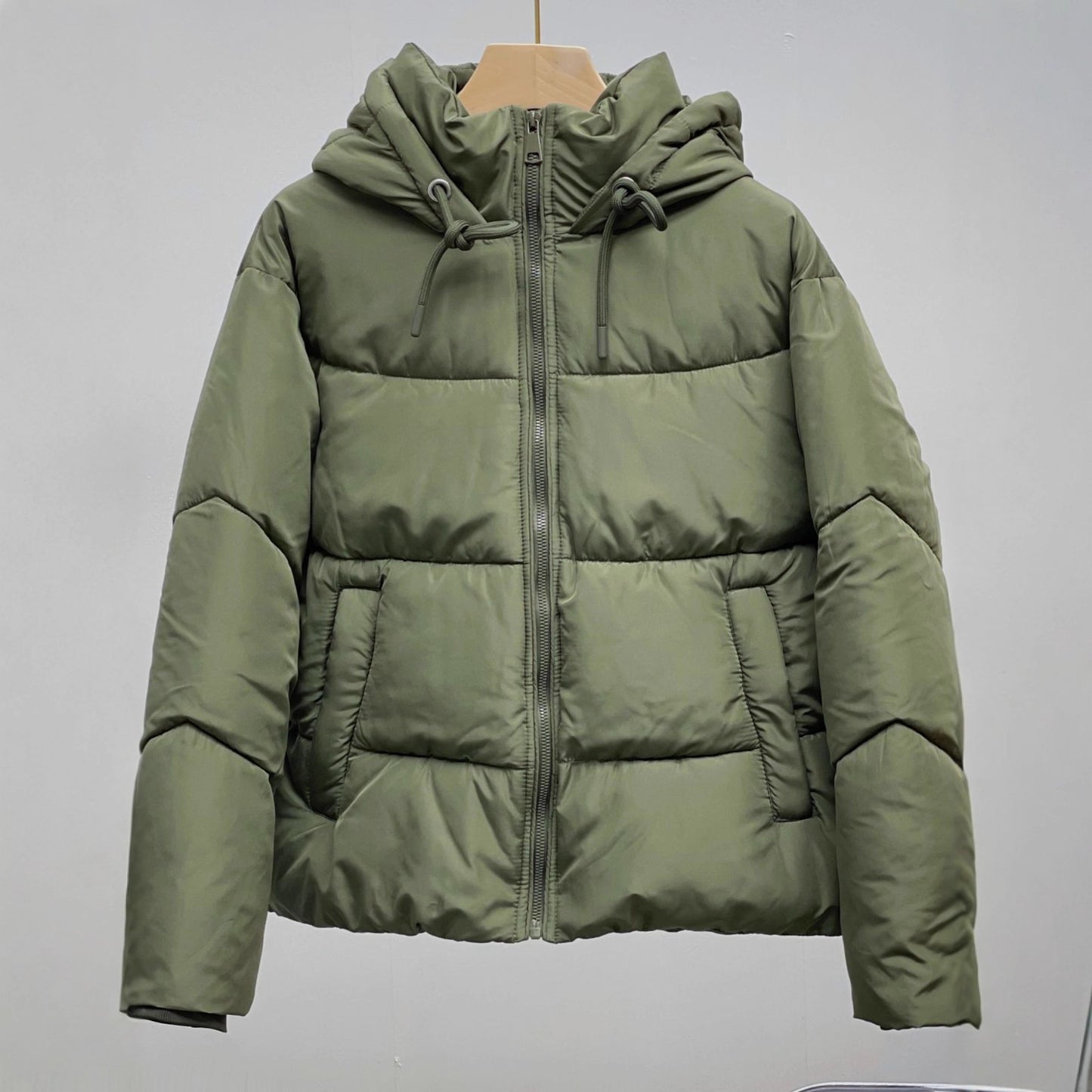 Women's Autumn Hoodie With Drawstrings High Neck Shorts