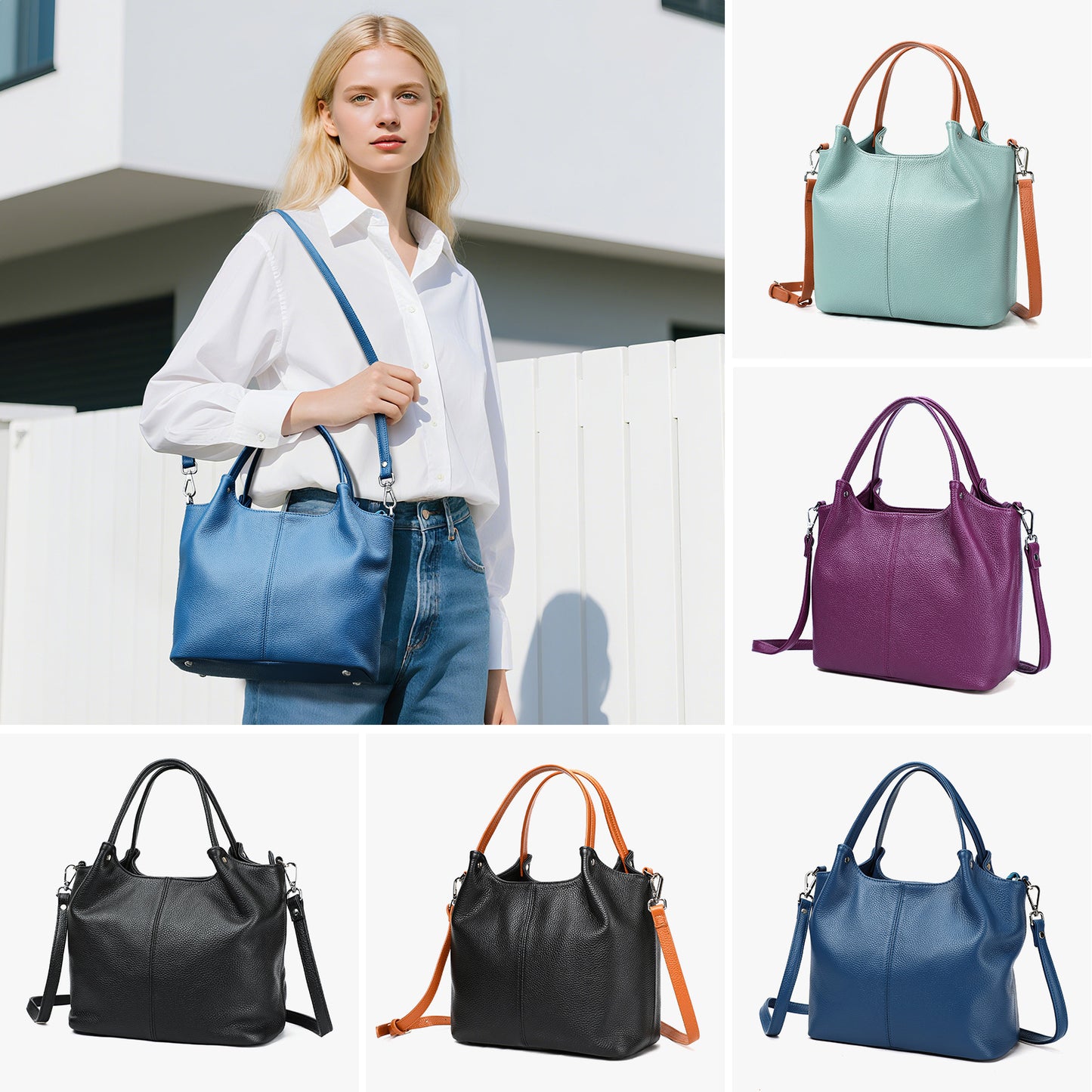 Portable Commuter High Sense Large Capacity Handbags