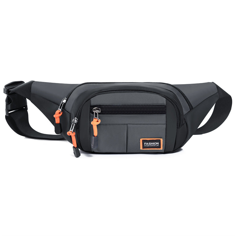 Men's Large Capacity Fashion Simple Cash Men's Waist Packs