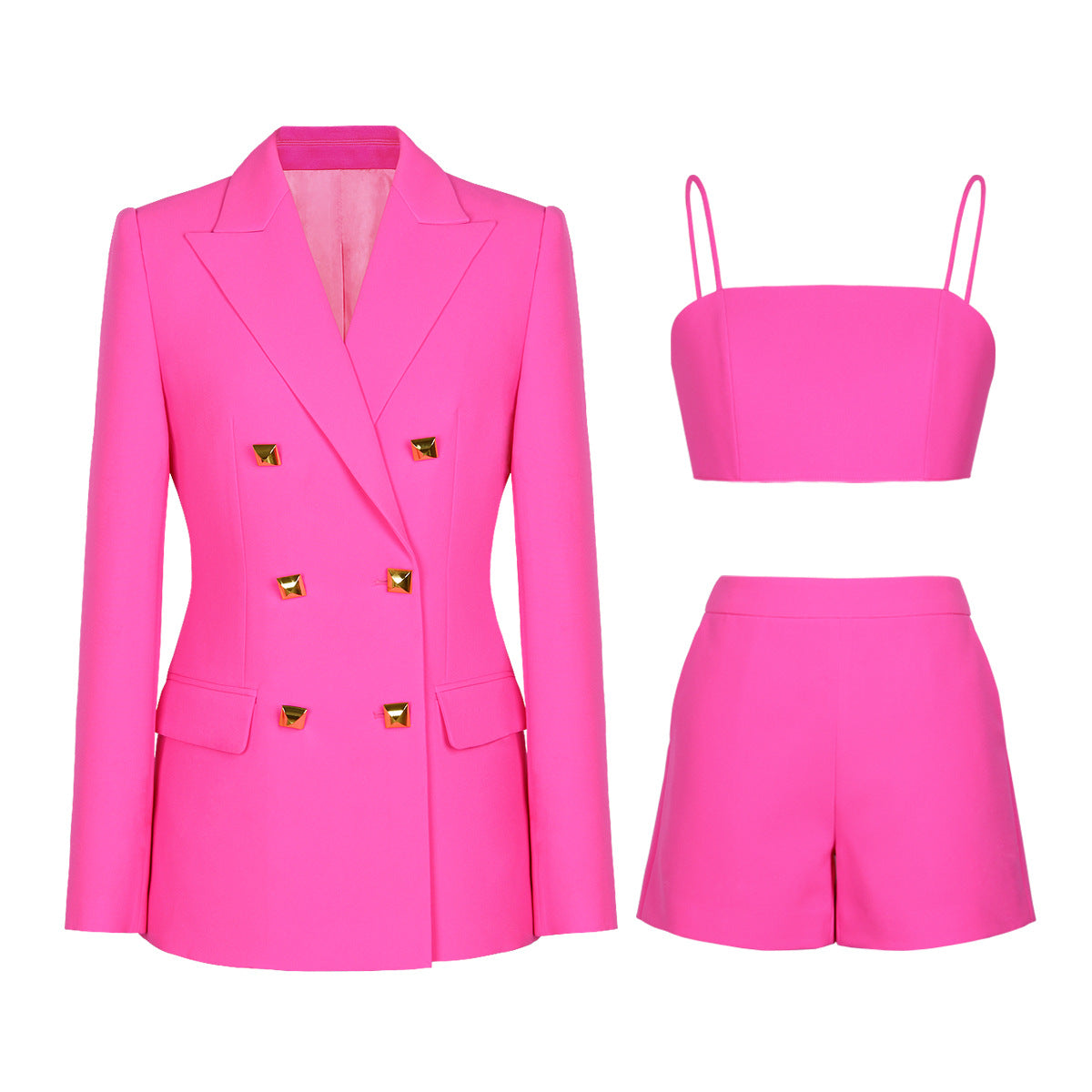 Women's Quality Temperament Commute Fashion Business Suspender Suits