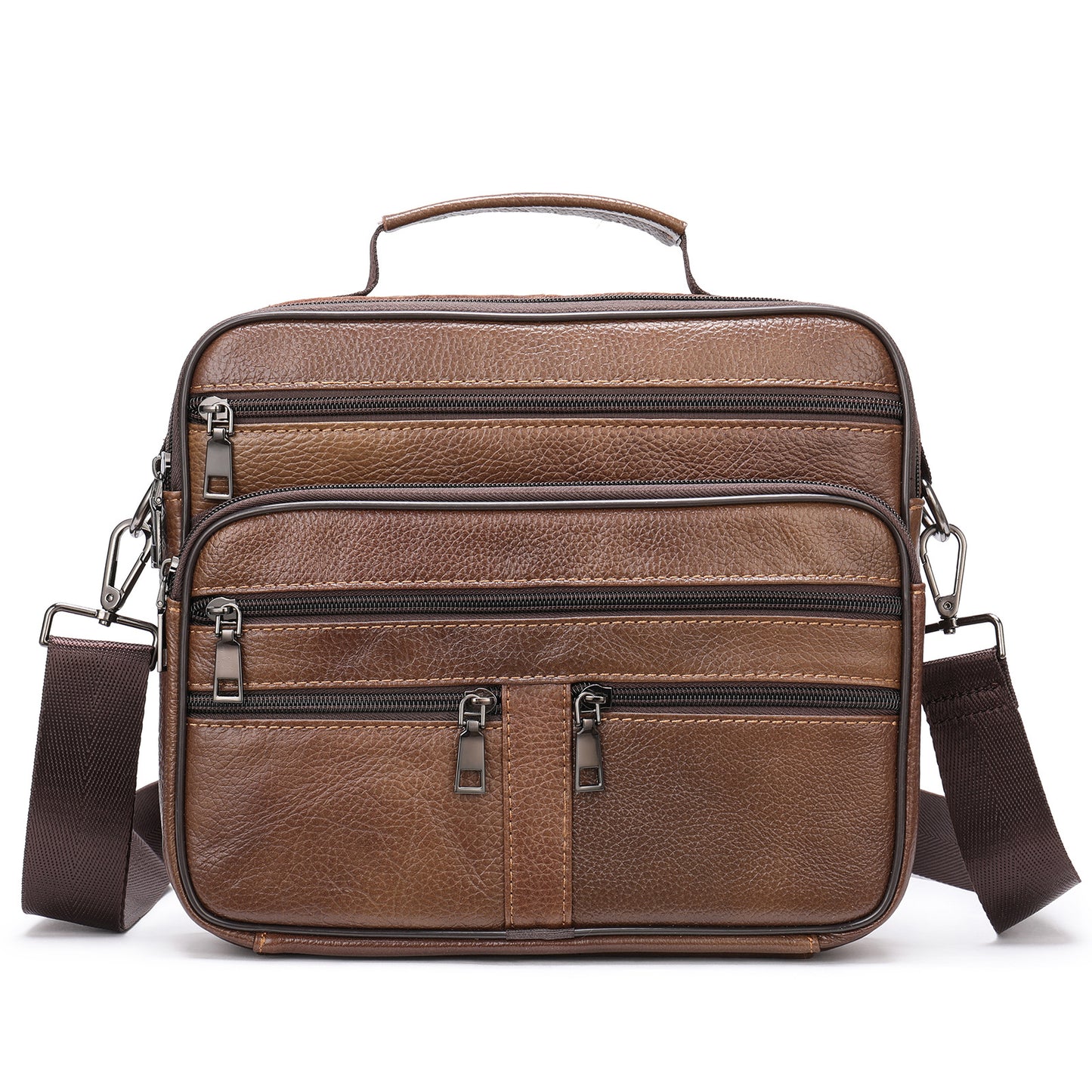 Men's Leather First Layer Cowhide Vintage Men's Messenger Bags