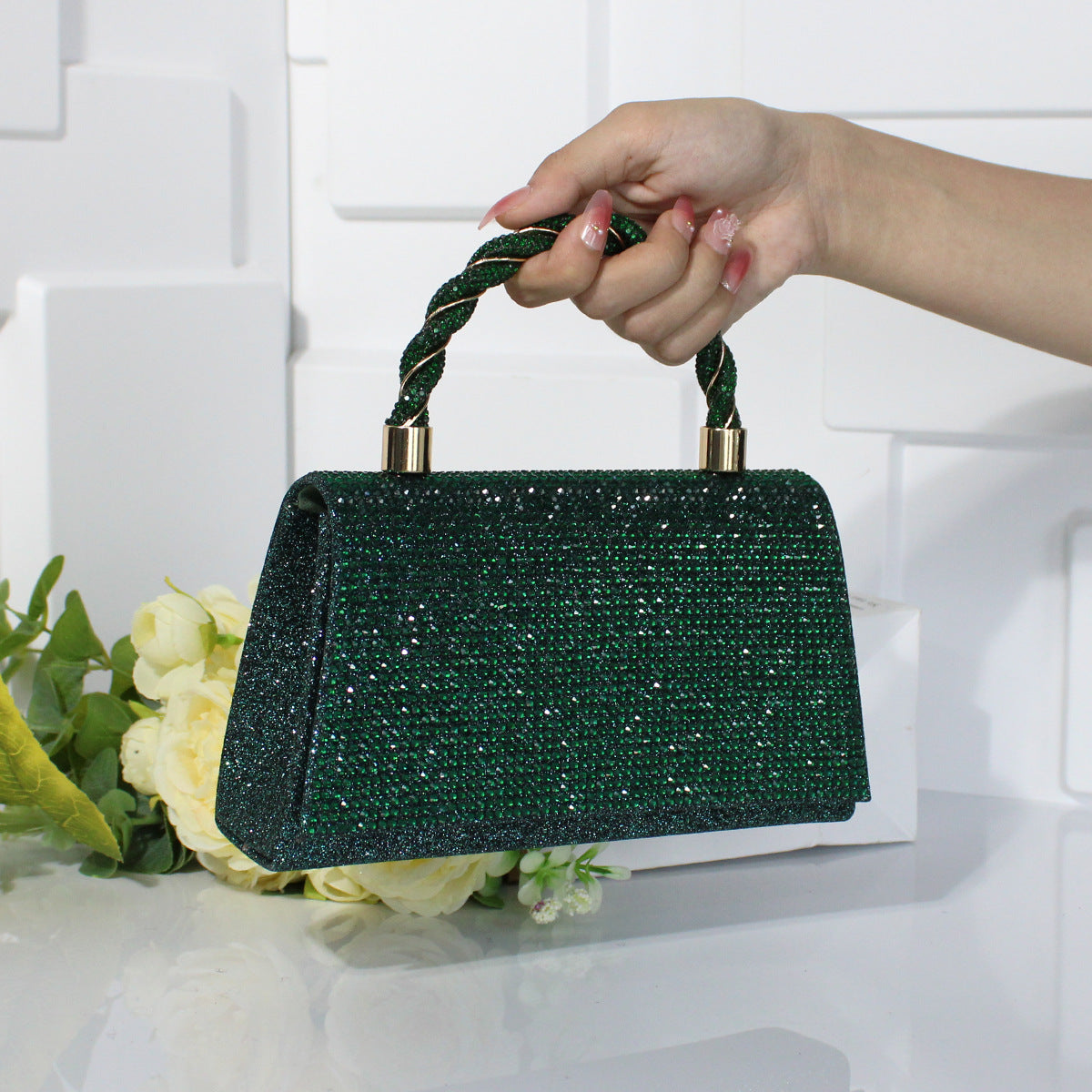 Women's Style Rhinestone Diamond Dress Garment Exquisite High-grade Evening Bags