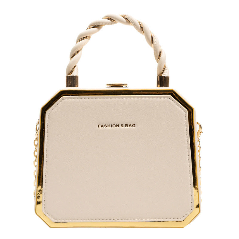 Women's Western Style Leisure Simple Box Exquisite Bags