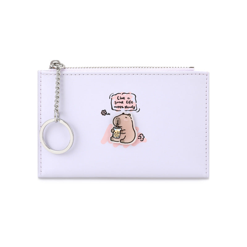 Creative Popular Cute Cartoon Anime Capybara Card Holder