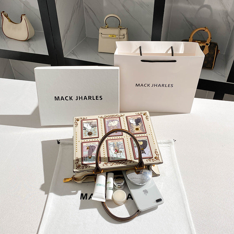 Cool Attractive Retro Embroidered High Sense Handbags