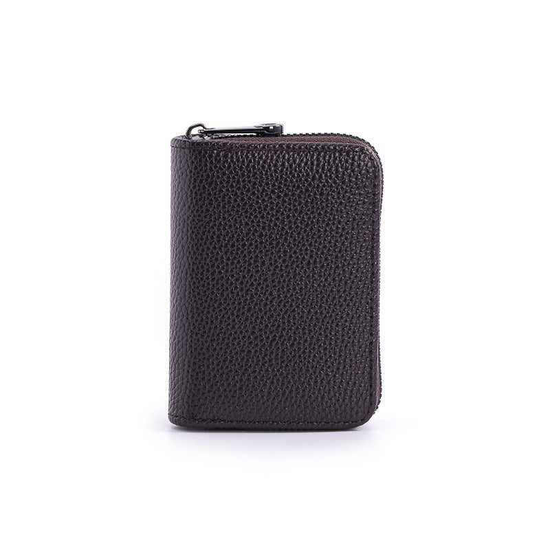 Women's & Men's & Swiping Zipper Clamp Multifunctional Driving Card Holder