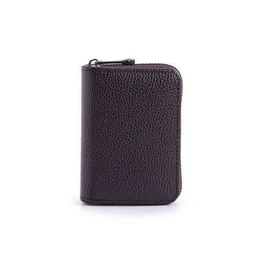 Women's & Men's & Swiping Zipper Clamp Multifunctional Driving Card Holder