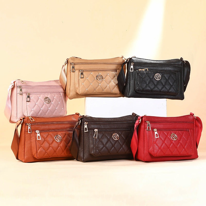 Women's Versatile Graceful Comfortable Summer Textured Crossbody Bags