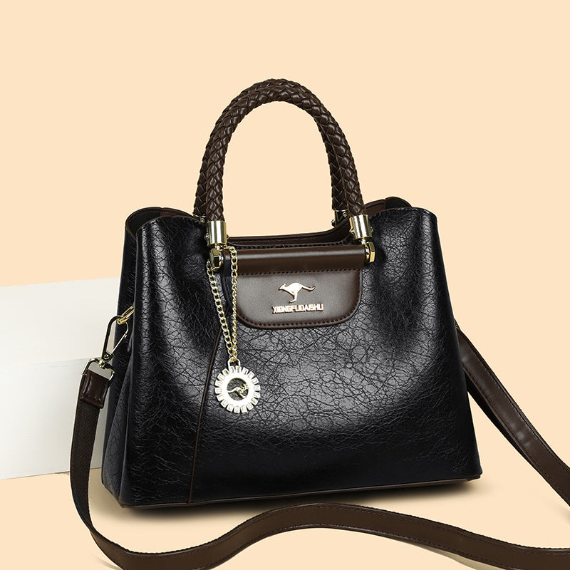 Women's Capacity Elegant Stitching Portable Trendy Stylish Personalized Bags