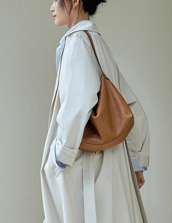 Women's Leather Underarm Classic Commuter Genuine Armpit Bags