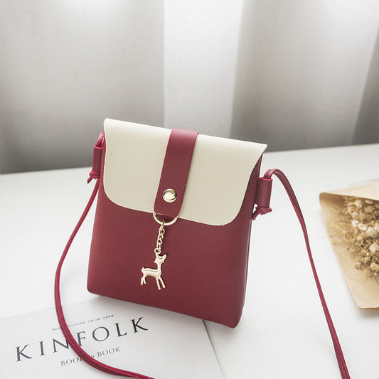 Women's Korean Style Deer Mini Mobile Fashion Shoulder Bags