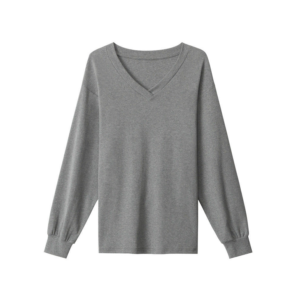 Women's Design Sense Long Sleeves T-shirt Advanced Blouses