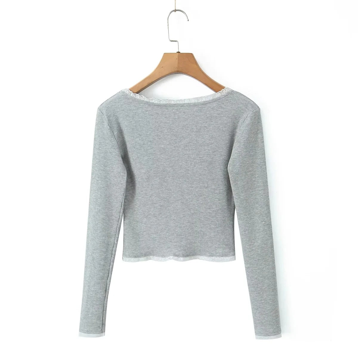 Women's American Sweet Spicy Style Single-breasted Knitted Knitwear