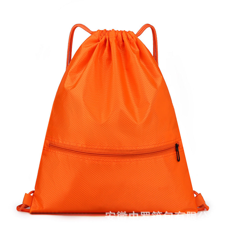 Basketball Waterproof Oxford Fabric Drawstring Diamond Sports Backpacks