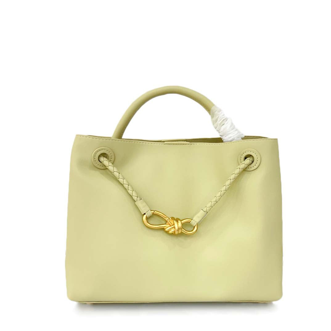 Classy Women's Large Capacity Metal Braid Crossbody Bags