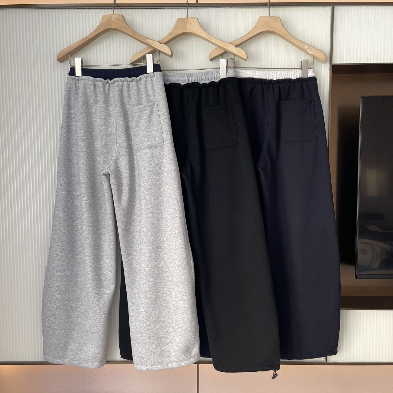 Women's Color Elastic Waist Casual Machete Veet Pants