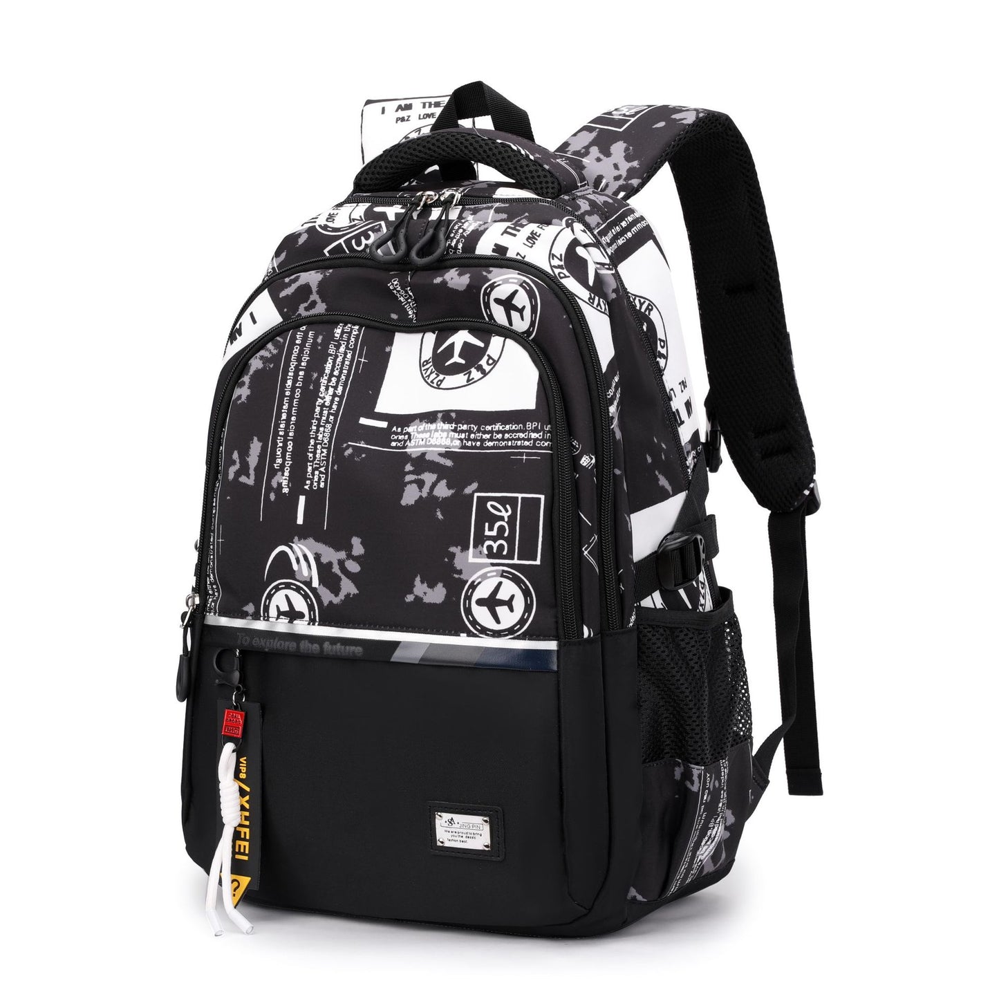 Men's College Boys Large Capacity Niche Leisure Backpacks