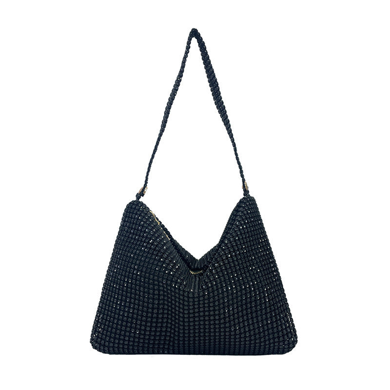 Women's Underarm Simple Fashion Clutch Color Rhinestone Evening Bags