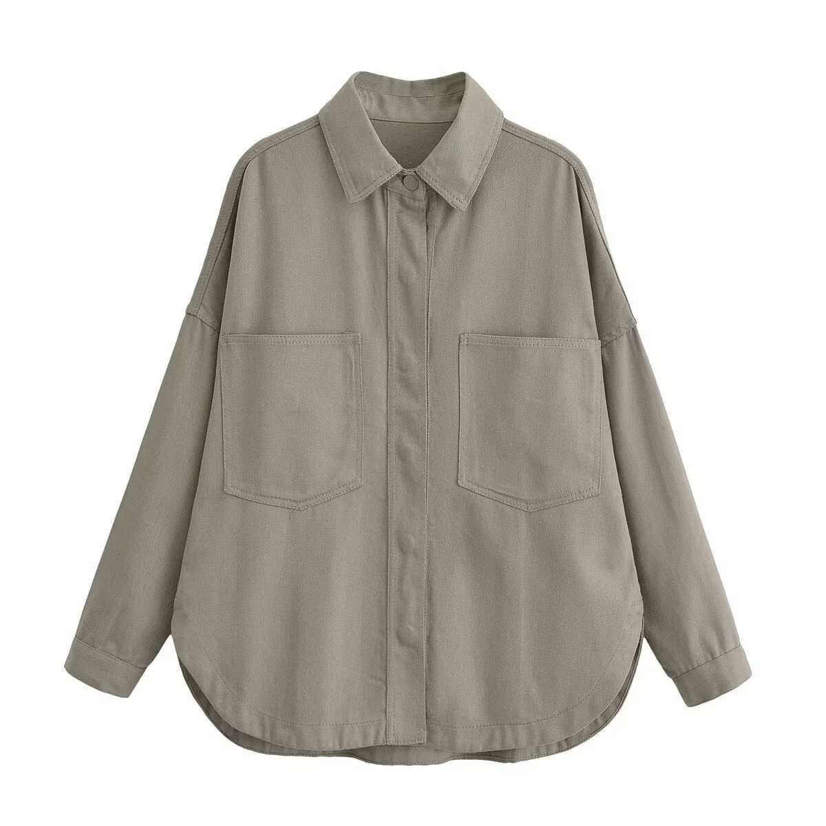 Women's Spring City Leisure Washed-out Denim Jackets