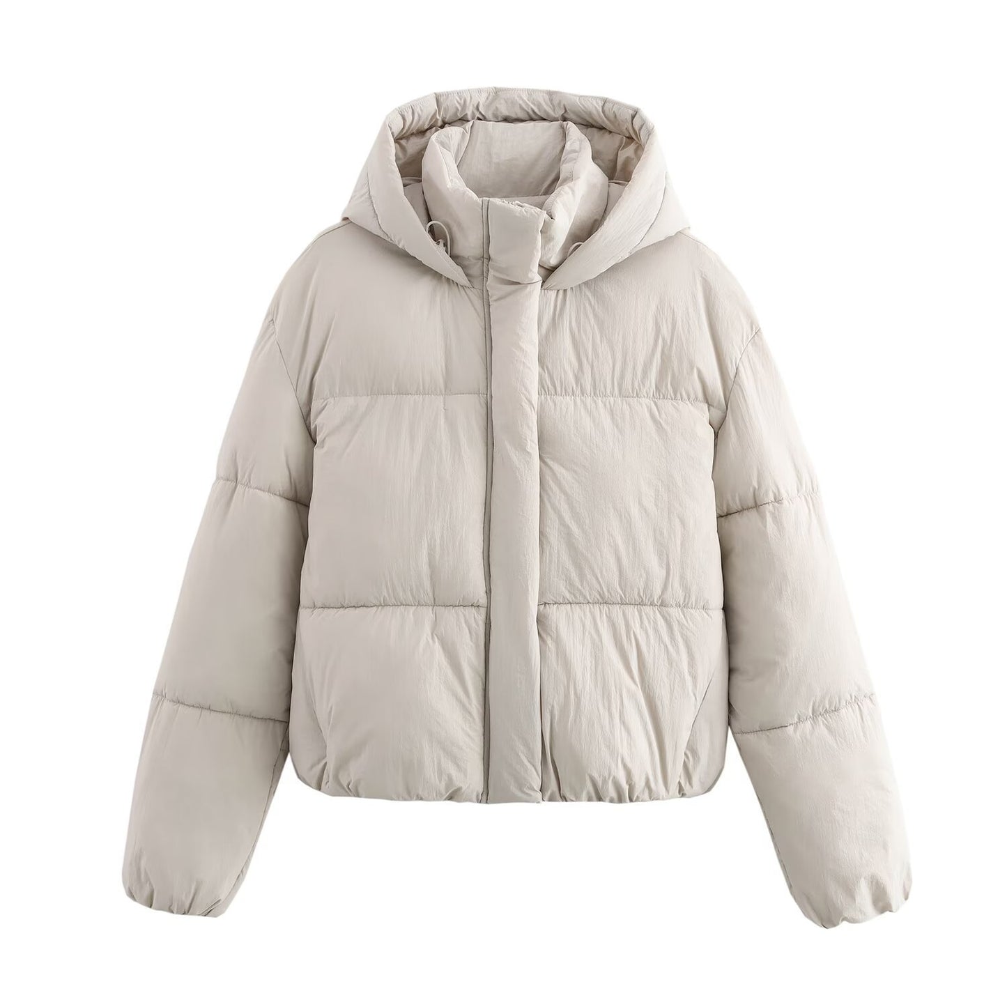 Women's Glamorous Street Fashion Hood Thick Coats