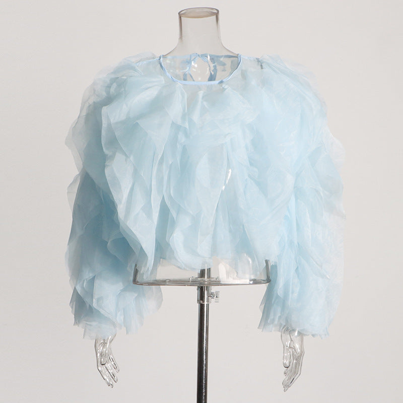 Women's Elegant Solid Color Spring High-grade Stitching Blouses