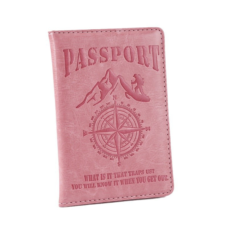 Passport Cover Position Ticket Clip Straight Card Holder