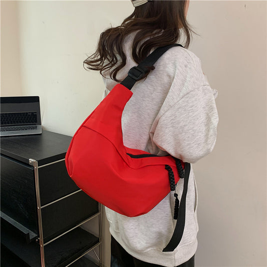 Women's Nylon Dumplings Trendy Lightweight Underarm Minority Crossbody Bags