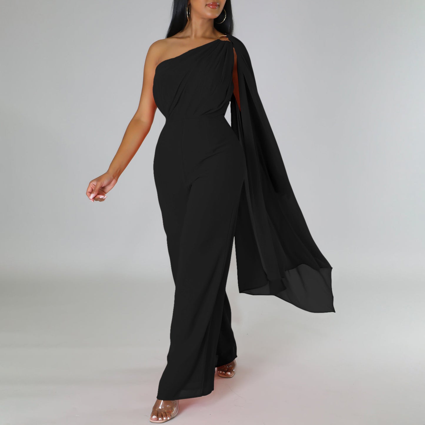 Women's Solid Color Sexy Banquet Fashion Dress Jumpsuits