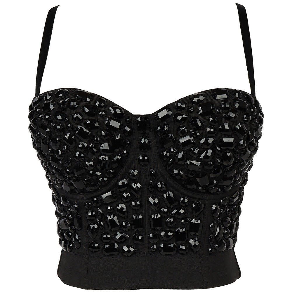 Style Diamond Corset Female Outerwear Camisole Shaping Fishbone Party Tops