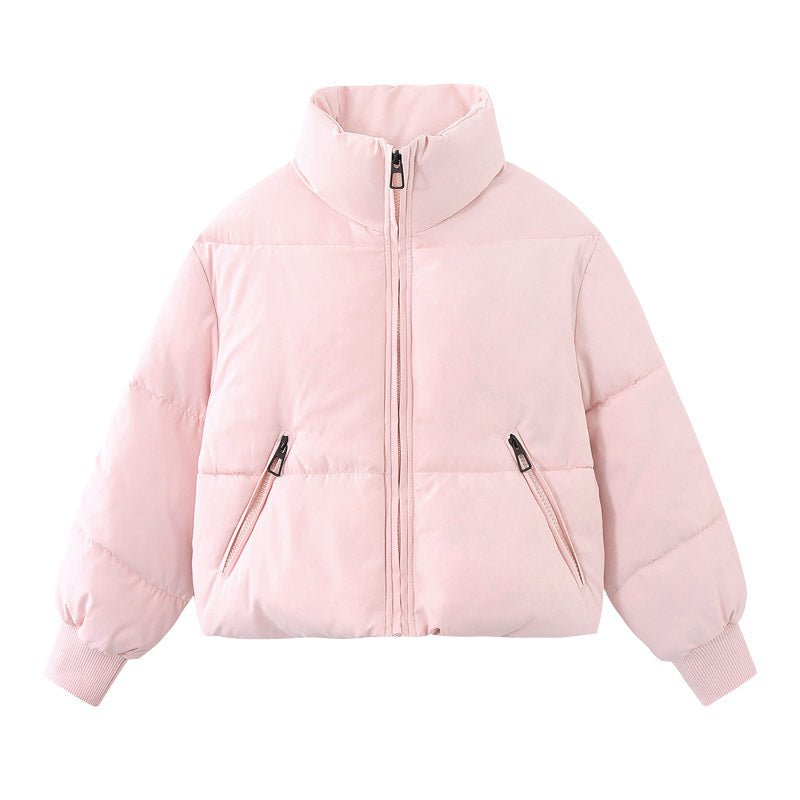 Women's Puffer Stand Collar Slimming Loose Warm Coats