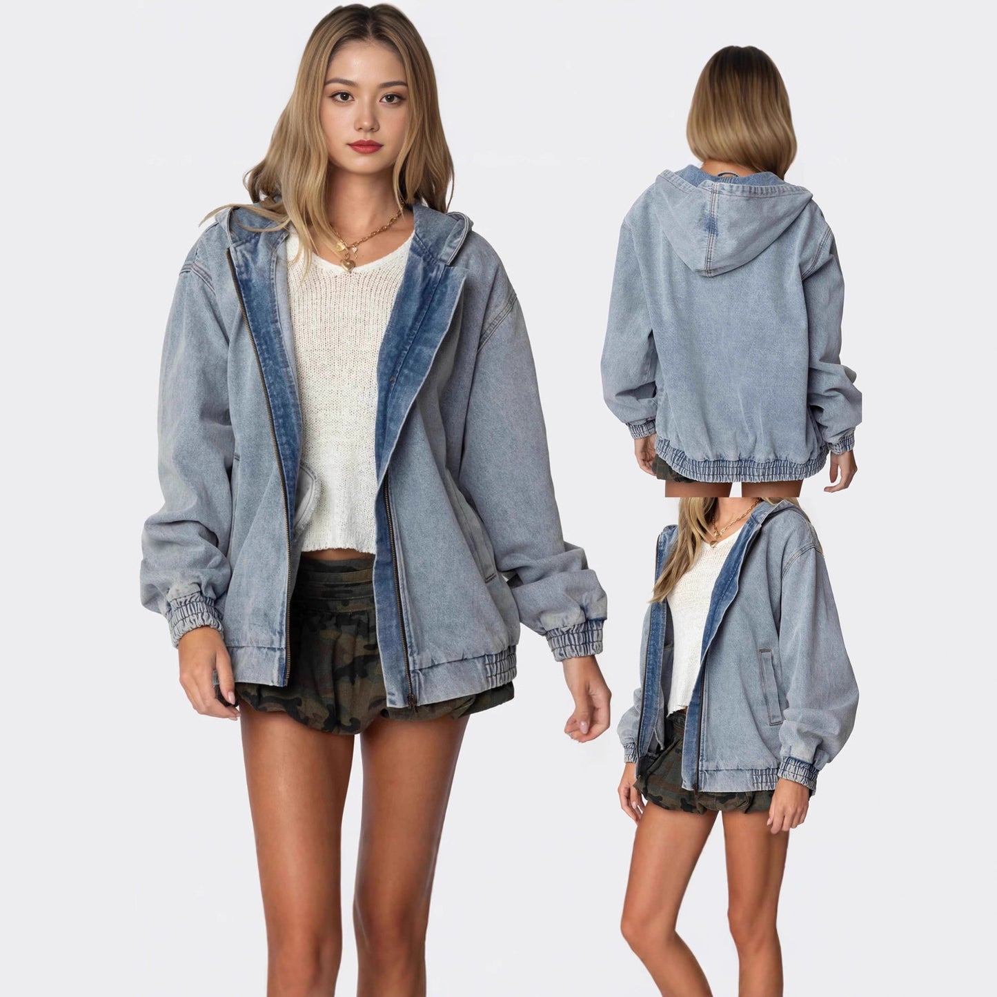 Women's Super Nice Denim Autumn Loose Long Women's Jeans