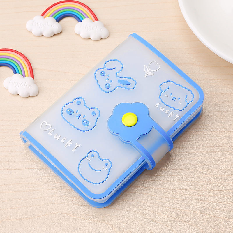 Women's Gel Large Capacity Multiple Slots Cute Card Holder