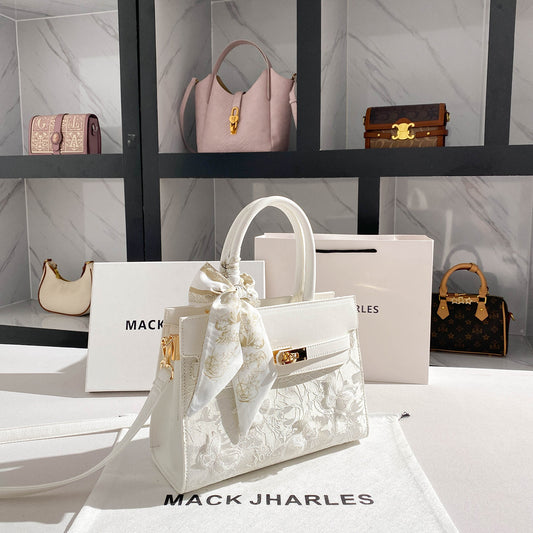 Beautiful Butterfly Embroidery Kelly High-grade Large Bags