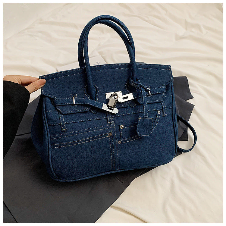 Women's Design Spoof Pants Pocket Kelly Large Handbags