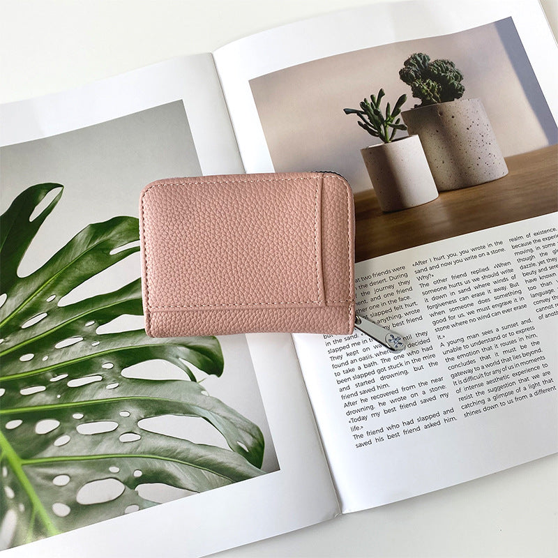 Women's Style Expanding Large Capacity Simple Zipper Ladies Wallets