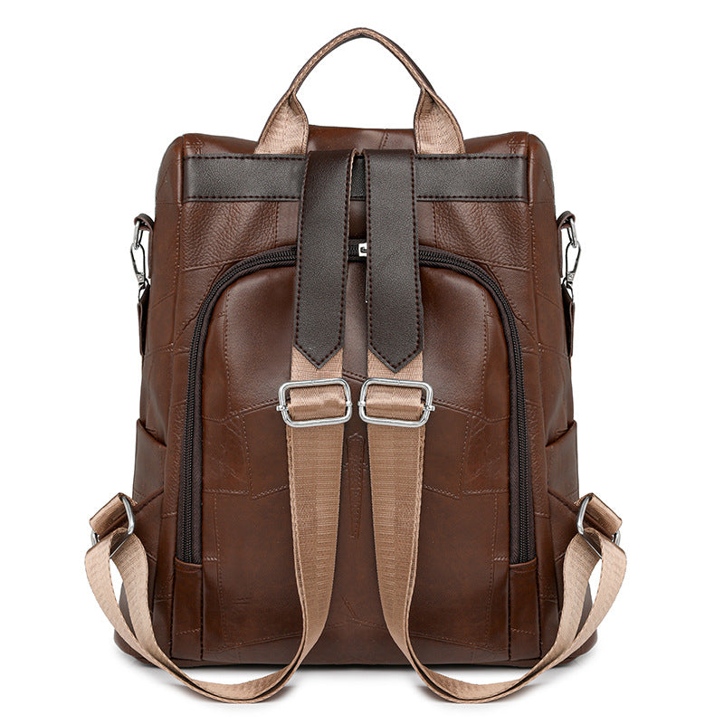 Women's Beautiful Creative Leather Retro Soft Backpacks