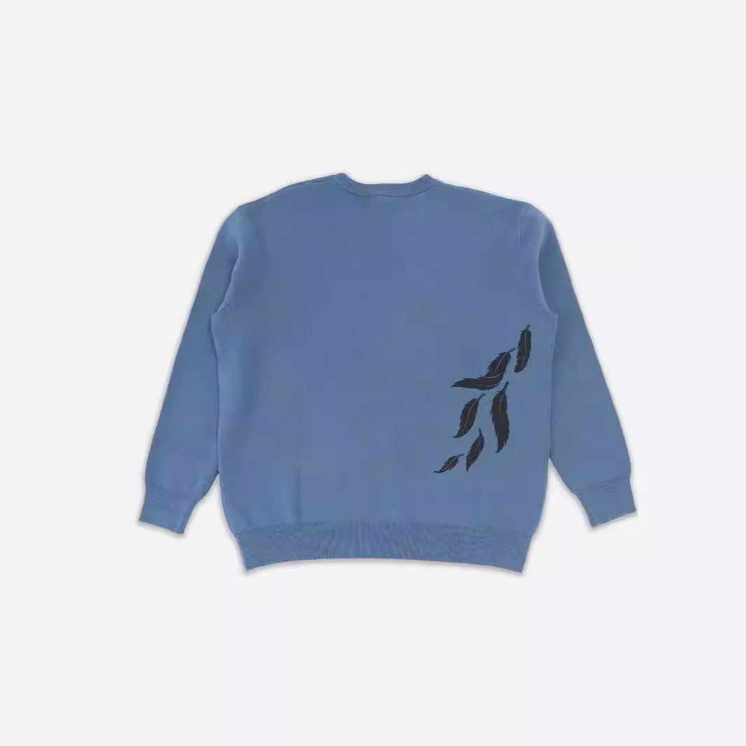 Women's & Men's & Loose Cool Anime Portrait Jacquard Sweaters