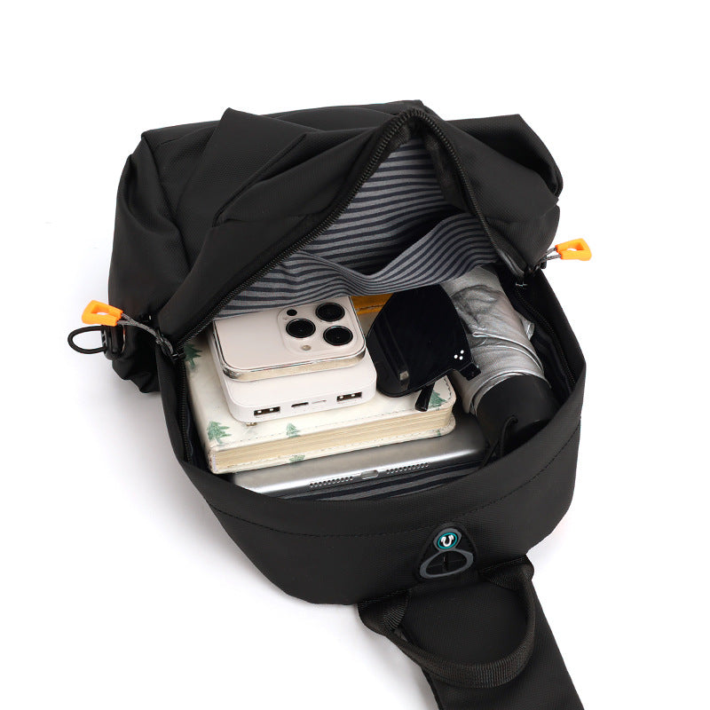 Men's Classic Glamorous Boys Stylish Oblique Men's Chest Bags